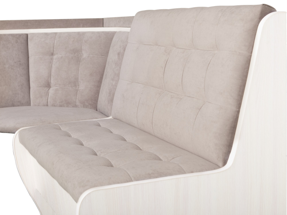 Кухонные уголки, Кухонный уголок Стиль 1Л (со столом СТ4) Дуб млечный / велюр