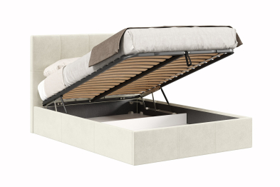 Кровать Марсель 1400 с подъёмным механизмом,  велюр