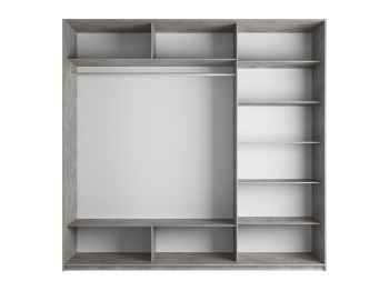 Шкаф-купе Прайм 3-х дверный Стекла фисташка/ДСП/Доводчики 180х57х230