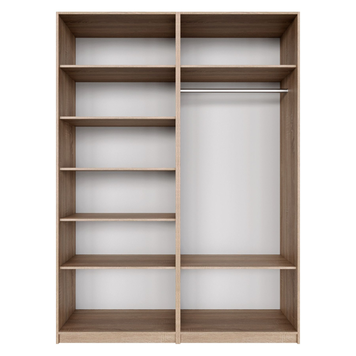 Шкафы распашные, Распашной шкаф Локер 800+800 с полками слева