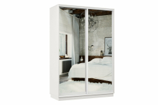 Шкафы-купе, Шкаф-купе Премьер 04 белый