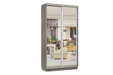 Шкаф-купе Премьер Лайт МИНИ 03 (11;11) двухдверный