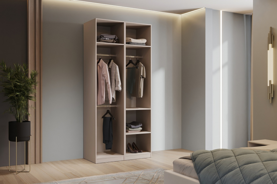 Распашные шкафы, Шкаф 2-х створчатый Эккервуд комплект 11