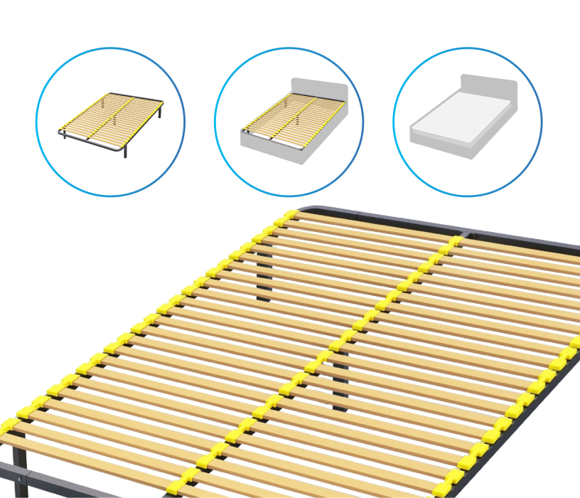 Ортопедические основания, Ортопедическое основание 160х200 см с узкой ламелью