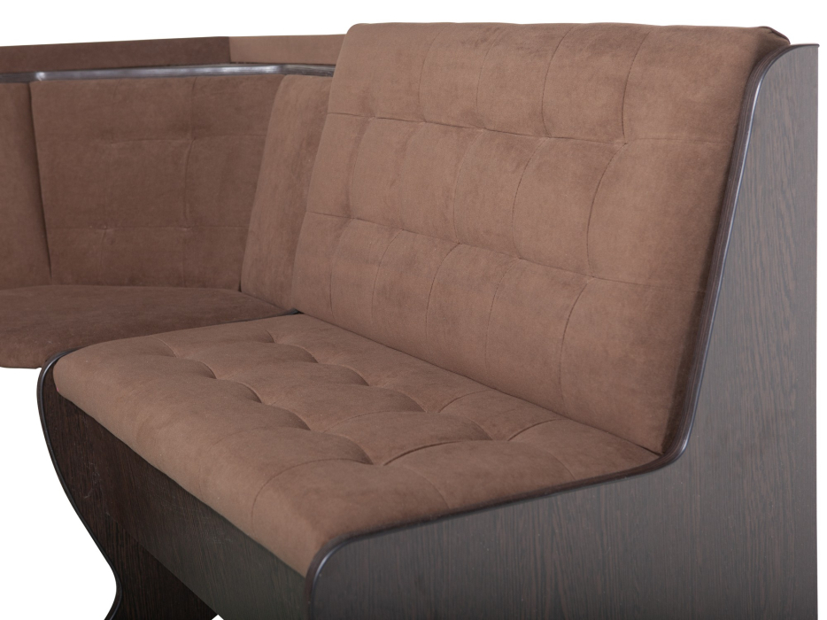 Кухонные уголки, Кухонный уголок Стиль 1Л (со столом СТ4) Дуб венге / велюр