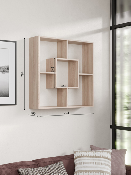 Настенные полки, Полка навесная Классика 04