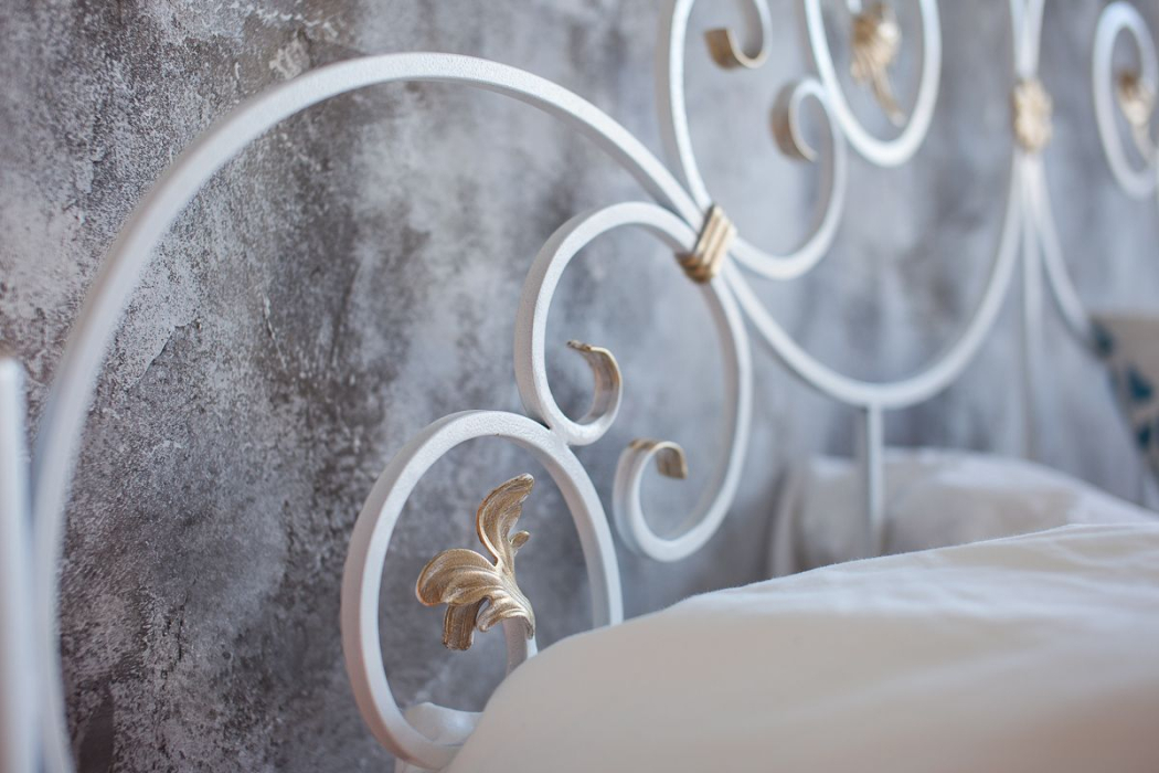 Кованые кровати, Кованая кровать Афина 1.4 с одной спинкой