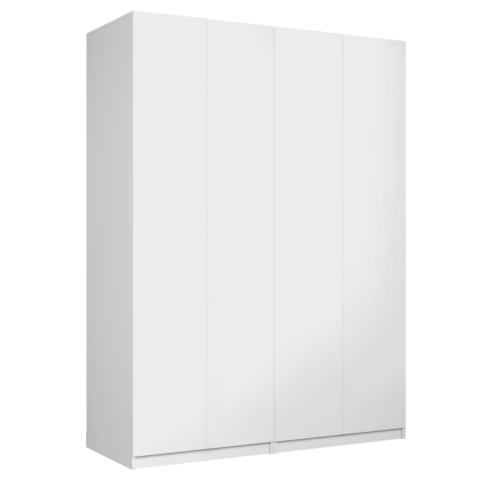 Шкафы распашные, Распашной шкаф Локер 800+800 (Гармошка с системой Push to Move/Левый) с полками и ящиками справа