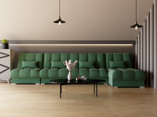 Диваны угловые в гостиную, Угловой диван Фиеста-3 НПБ, велюр