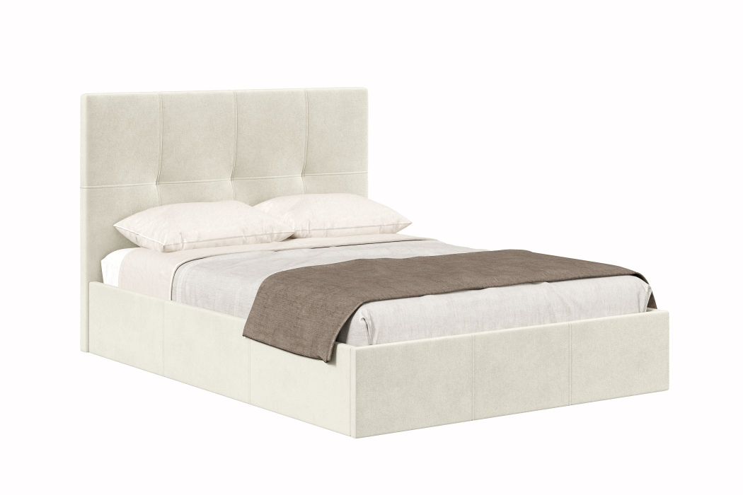 Мягкая кровать, Кровать Марсель 1400 с подъёмным механизмом,  велюр