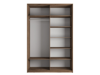 Шкаф-купе Эста 2-х дверный ДСП/Стекла пудра/Доводчик 200х66х240