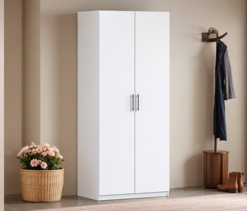 Для одежды, Шкаф двухдверный Макс 1000 мм, вариант №4 (ЛДСП)