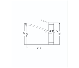 Смеситель EMAR ЕС-3011 Quartz