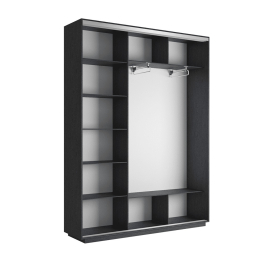 Шкаф-купе Экспресс 3-х дверный Фотопечать Шелк Стекла 210х45х240