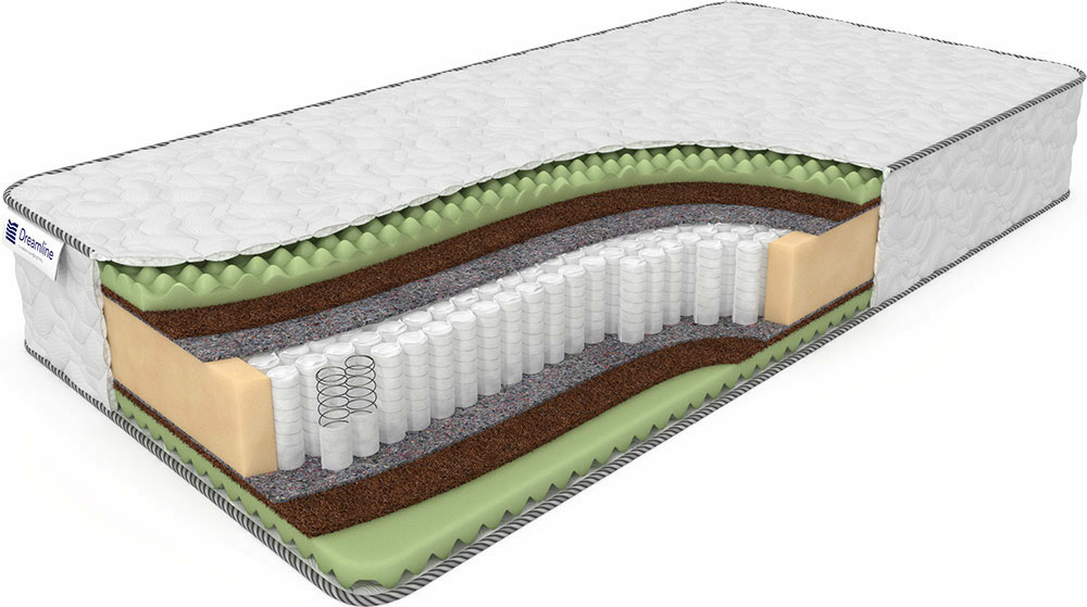 900 x 2000, Матрас DreamLine Space Massage S1000 900x2000