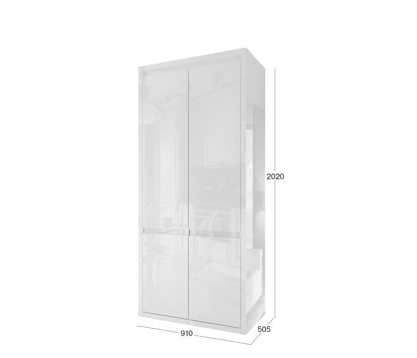 Шкафы распашные, Шкаф 2-х дверный Норден 321.09