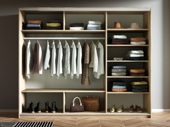 Шкаф-купе Прайм 3-х дверный Стекла фисташка/ДСП/Доводчики 180х57х230