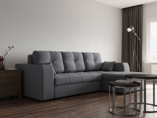 Диваны угловые в гостиную, Угловой диван Сенатор-3 ППУ, велюр