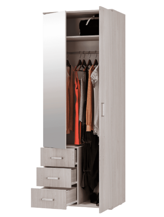 Шкафы двухстворчатые, Шкаф двухдверный для одежды Белла