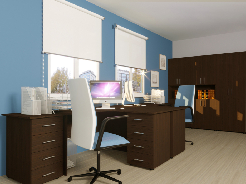 Шкафы распашные, Шкаф со стеклом ОФ-303К