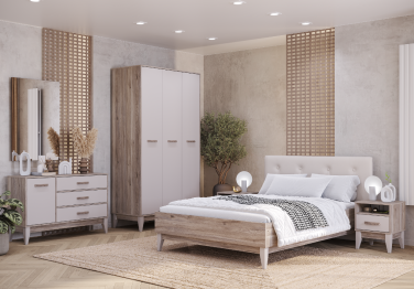 Кровать 160х200 с проложками Скандика