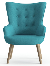 Кресло дизайнерское Шелли, рогожка