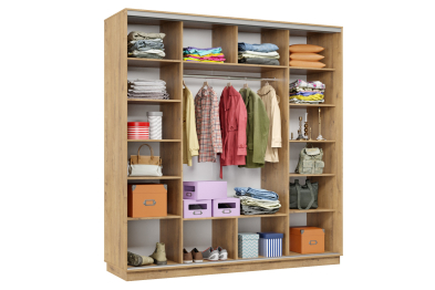 Шкаф-купе Премьер Лайт 34 (08;11;08) трехдверный