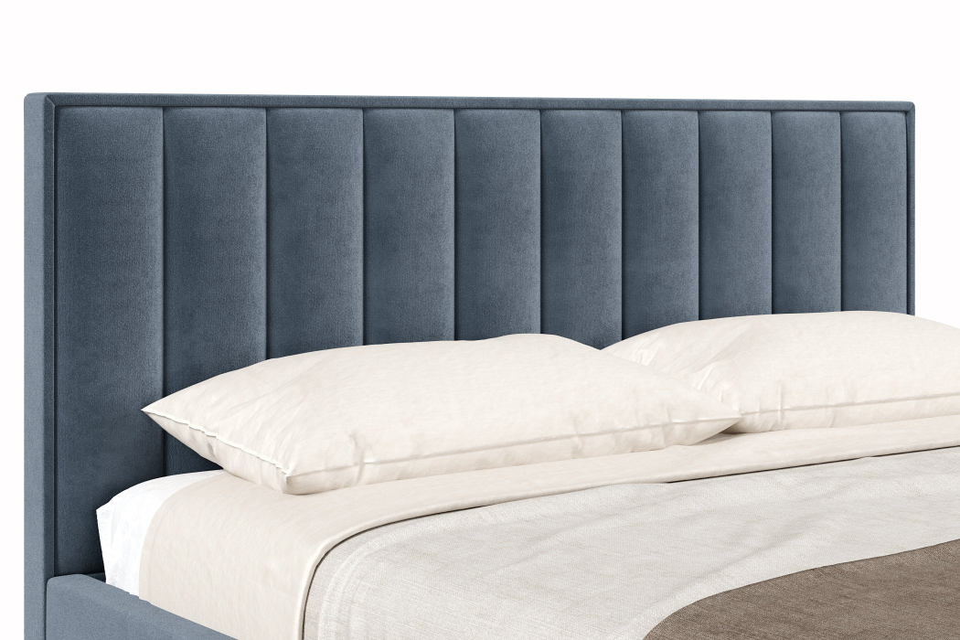 Мягкая кровать, Кровать Анкона 1800, велюр