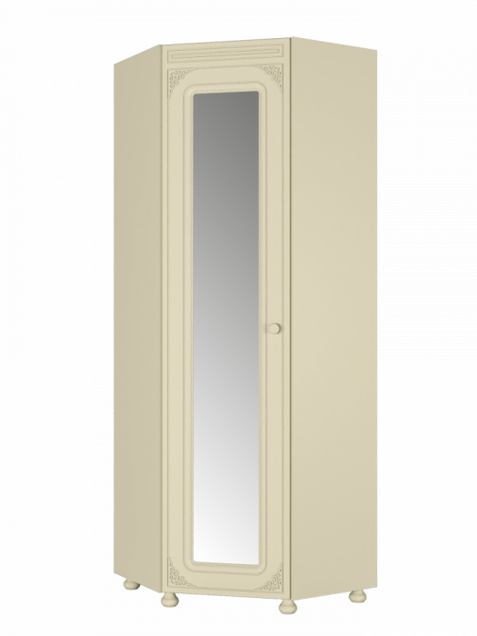 Угловые шкафы, Шкаф угловой Ассоль АС-52K с зеркалом (левый)