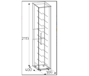 Nature 73 Шкаф для обуви