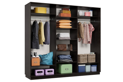 Шкаф-купе Премьер 56 (14;14;14) трёхдверный