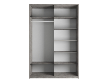 Шкаф-купе Эста 2-х дверный ДСП/Стекла пудра/Доводчик 180х66х240