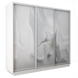 Шкаф-купе Экспресс 3-х дверный Фотопечать Шелк Стекла 210х60х220