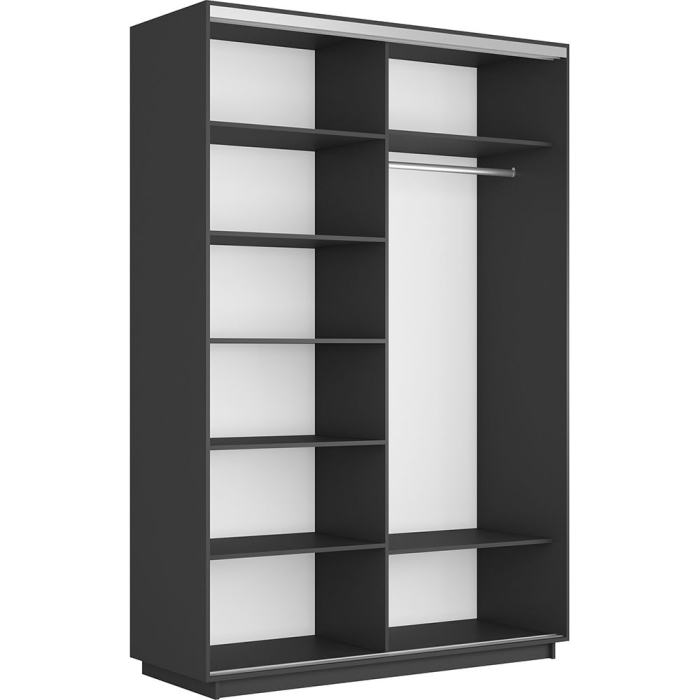 Шкафы-купе 2-х дверные, Шкаф-купе Экспресс 2-х дверный Фотопечать Ленты Стекла 120х60х220