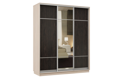 Шкаф-купе Премьер Лайт 23 (08;11;08) трехдверный