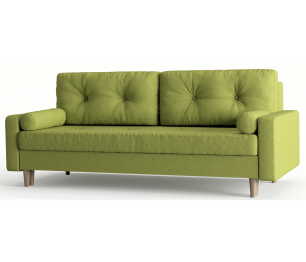 Диван-кровать Belfast, независимый пружинный блок, рогожка