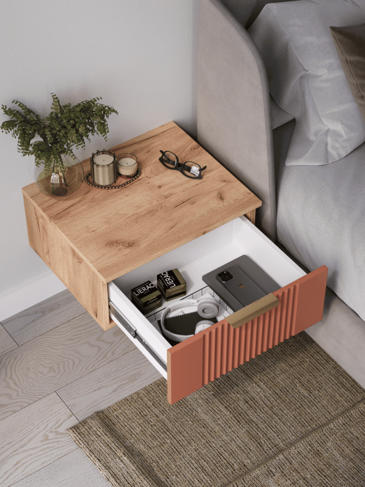 Прикроватные и настенные  столики, Тумба подвесная Ингрия Luxe 1