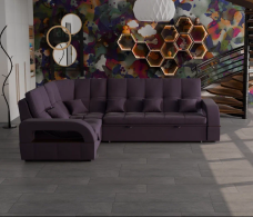 Диваны с ящиком для белья, Модульный диван Майами-2,микровелюр,антивандальная и водостойкая ткань,венеция