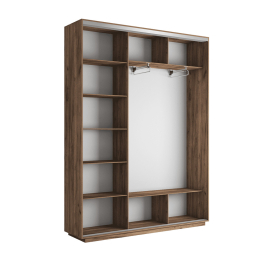 Шкаф-купе Экспресс 3-х дверный Фотопечать Ленты Стекла 180х45х240