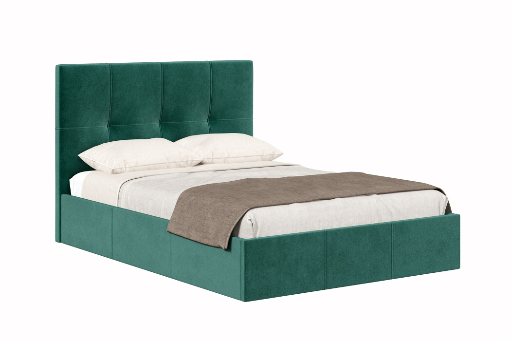 Мягкая кровать, Кровать Марсель 1400, велюр