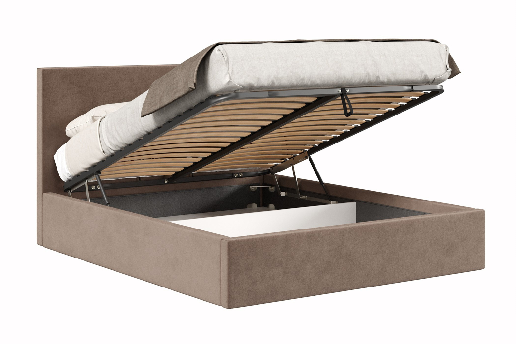 Мягкая кровать, Кровать Парма 1600 с подъёмным механизмом