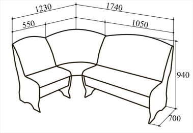 Кухонный уголок Экстра-К 9 