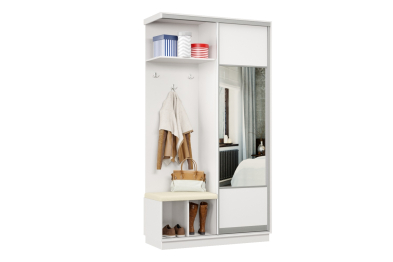 Прихожая Премьер 02 Лайт Мини 05  Левая Мягкая