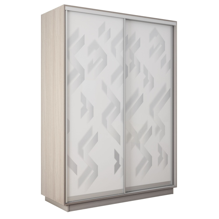 Шкафы-купе 2-х дверные, Шкаф-купе Экспресс 2-х дверный Фотопечать Ленты Стекла 140х60х220