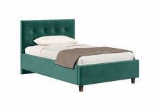 Мягкая кровать, Кровать Турин 1200 с подъёмным механизмом, велюр