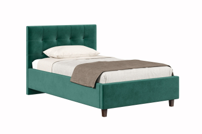 Кровать Турин 1200 с подъёмным механизмом, велюр