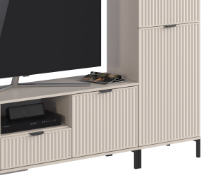 Набор для гостиной Турин Кашемир серый/МДФ Кашемир