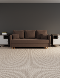 Прямой диван Санти,еврокнижка,велюр