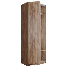 Шкаф складной Е1 Локер ("Гармошка" с системой Push to Move/Левый)81х52.5х220 см