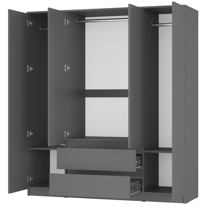 Шкафы распашные, Шкаф для одежды и белья Симпл ШК-13